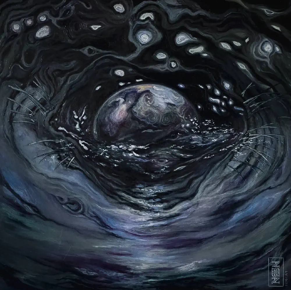 Aphelion — oil on wood