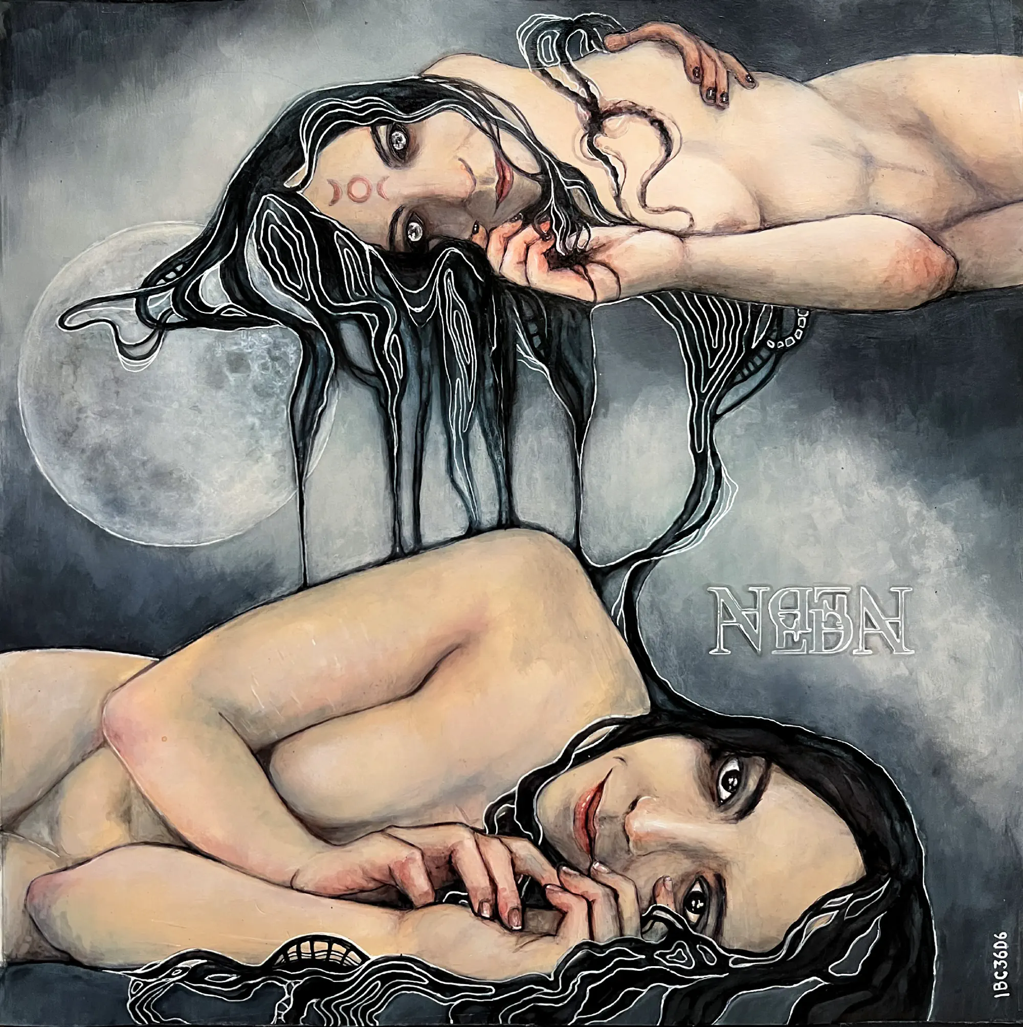 Equilibrium — mixed media on paper