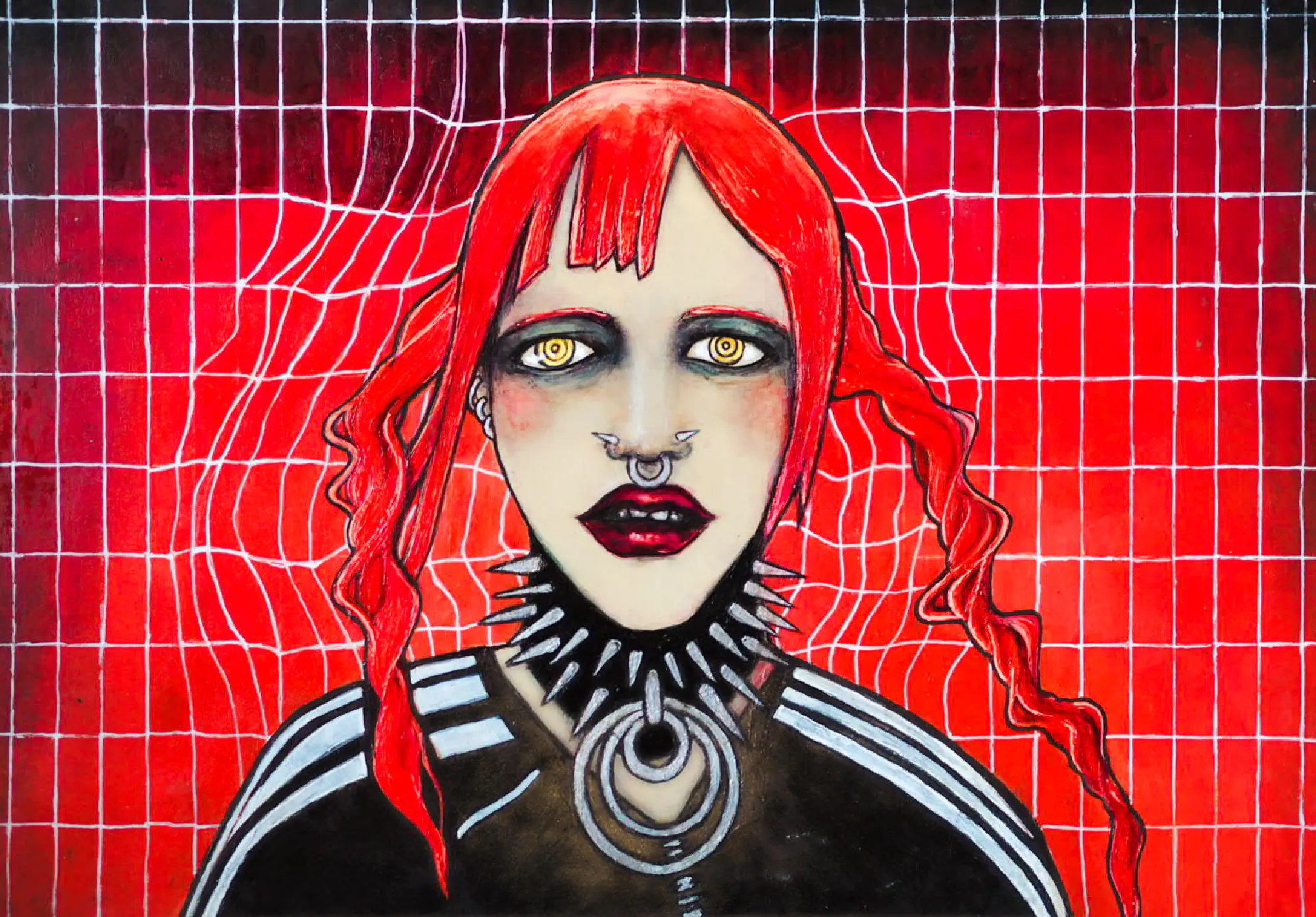 Origins — mixed-media on paper