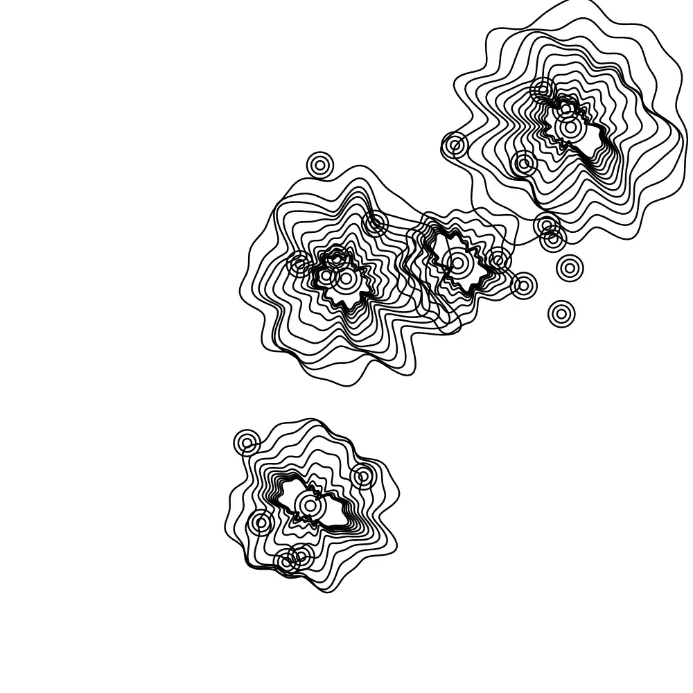 Water Droplets — procedural · SVG